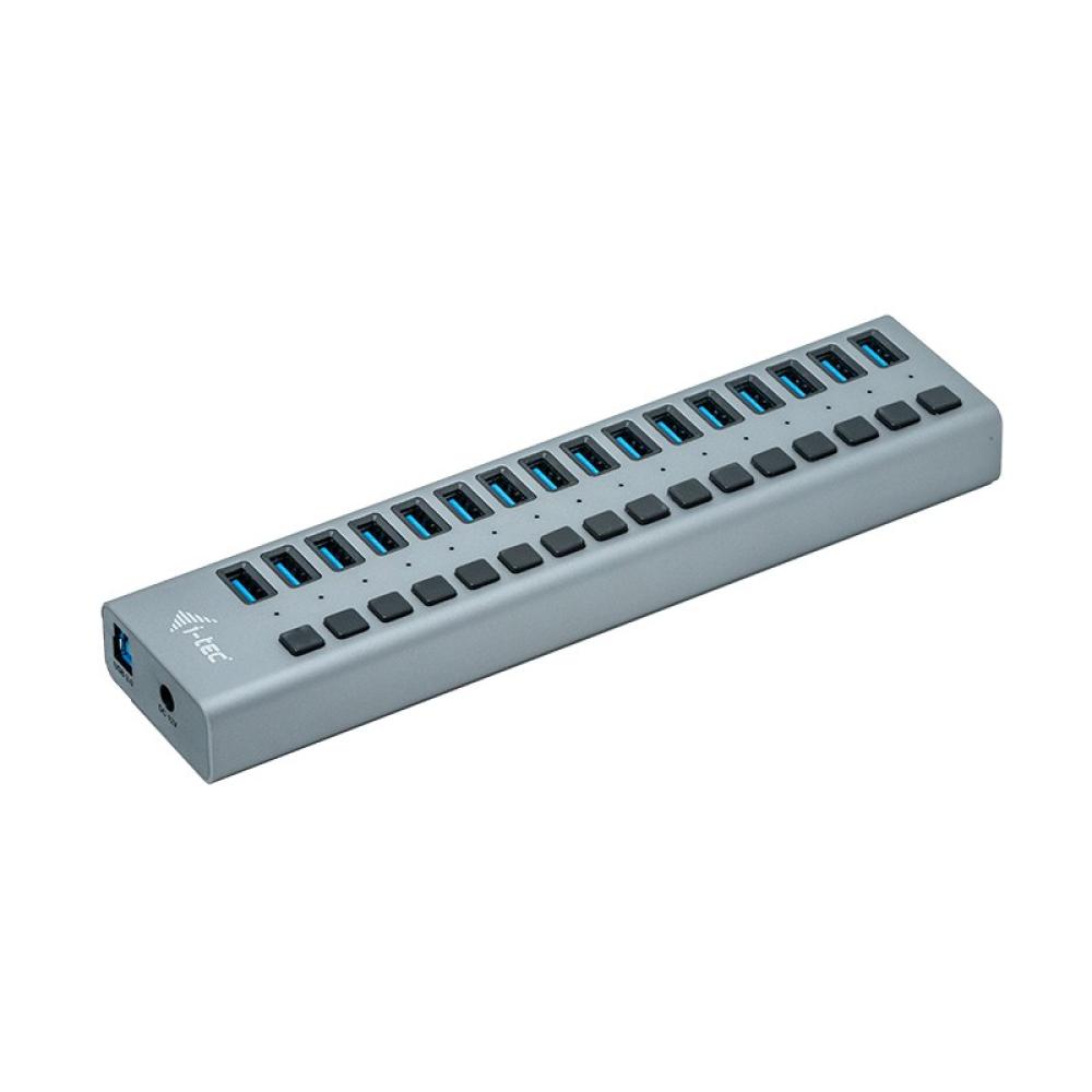 i-tec - USB 3.0 Charging HUB 16port + Power Adapter 90 W