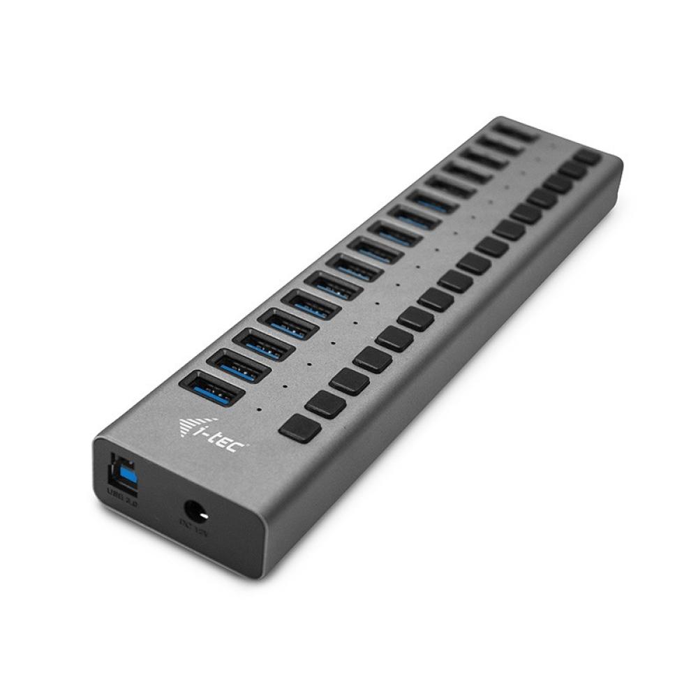 i-tec - USB 3.0 Charging HUB 16port + Power Adapter 90 W