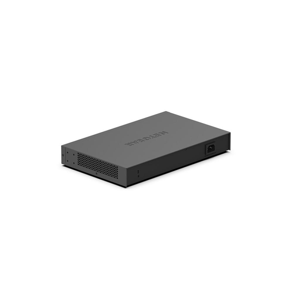 NETGEAR - GS516PP No administrado Gigabit Ethernet (10/100/1000) Energía sobre Ethernet (PoE) Azul, Gris