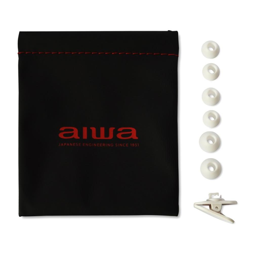 Aiwa - ESTM-500WT auricular y casco Auriculares Alámbrico Dentro de oído Música Blanco