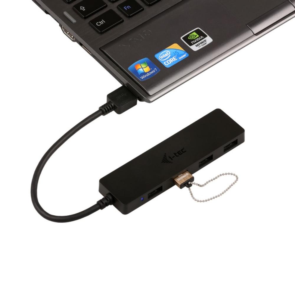 i-tec - Advance USB 3.0 Slim Passive HUB 4 Port