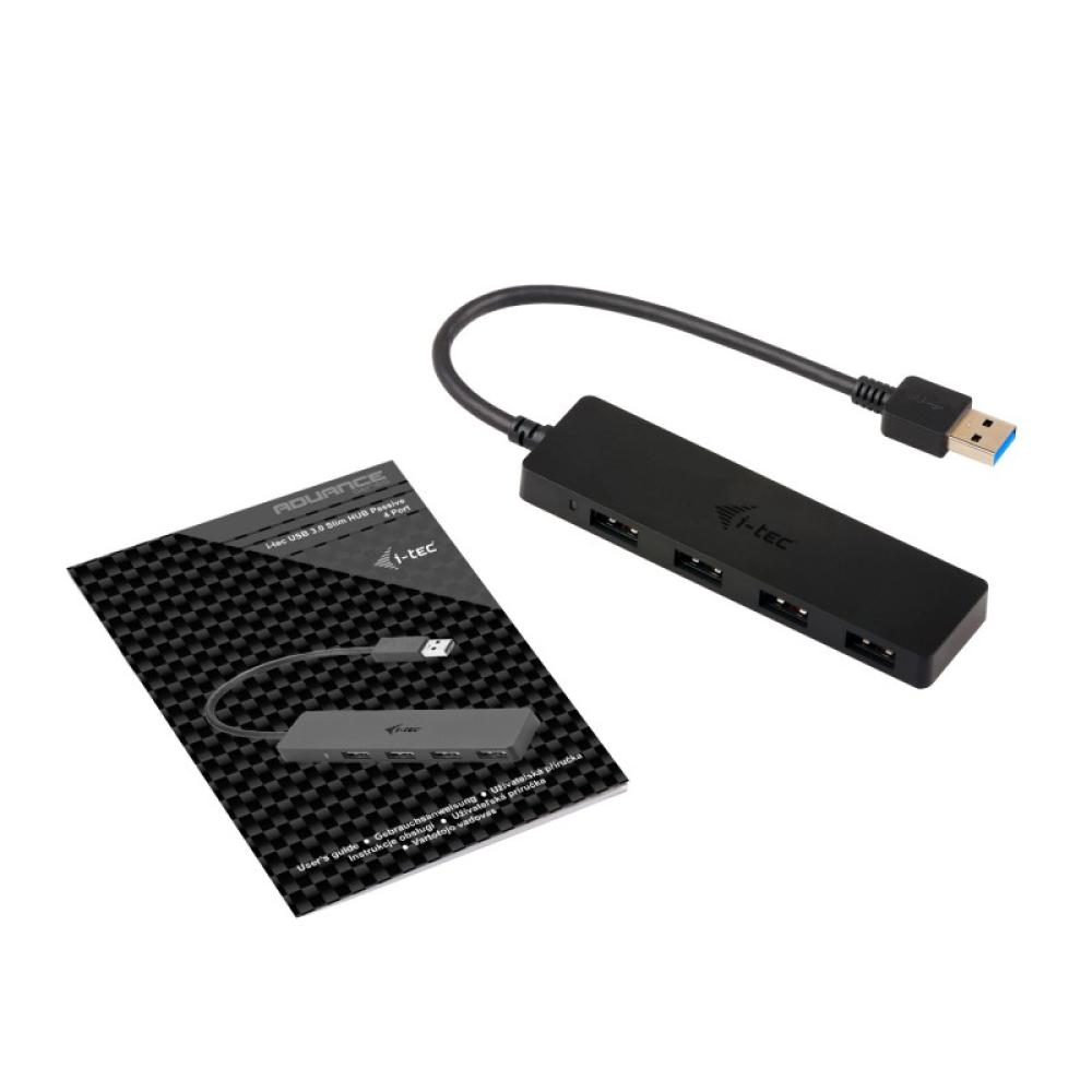 i-tec - Advance USB 3.0 Slim Passive HUB 4 Port