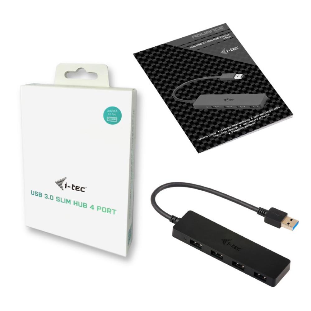 i-tec - Advance USB 3.0 Slim Passive HUB 4 Port