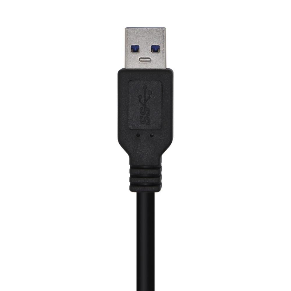 AISENS - Cable USB 3.0, Tipo A/M-A/M, Negro, 3.0m