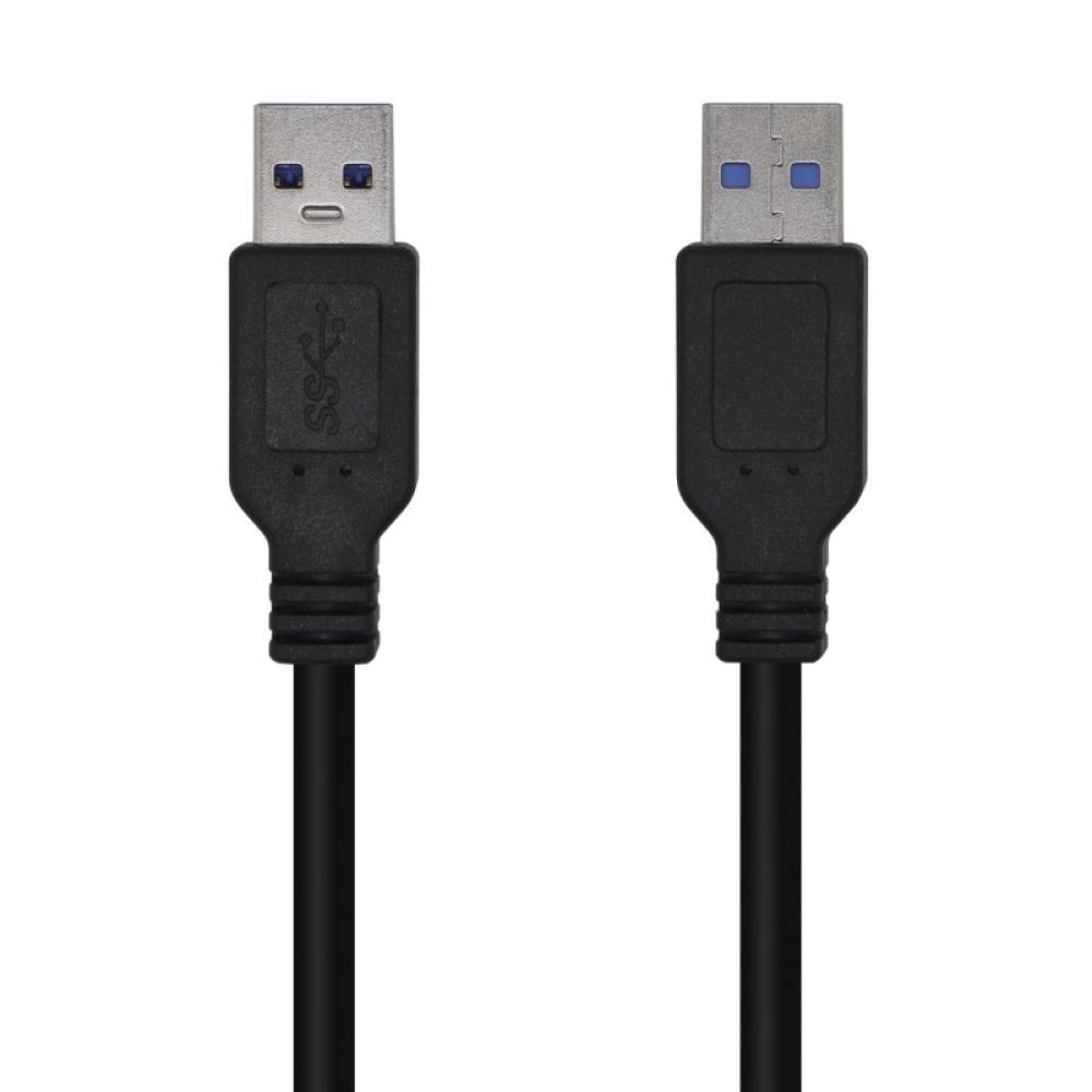 AISENS - Cable USB 3.0, Tipo A/M-A/M, Negro, 3.0m
