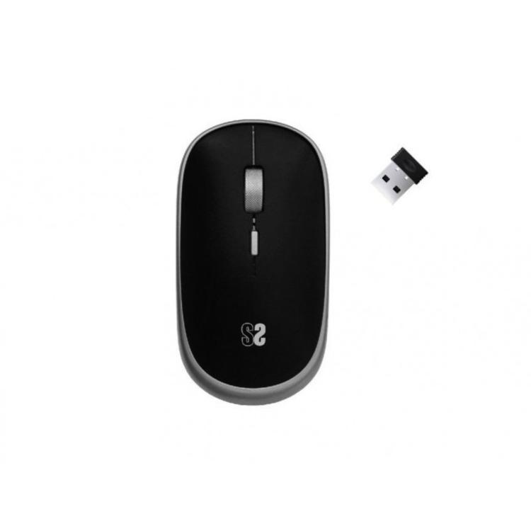 SUBBLIM - Ratón Inalámbrico Mini Wireless Mini Mouse Space Grey