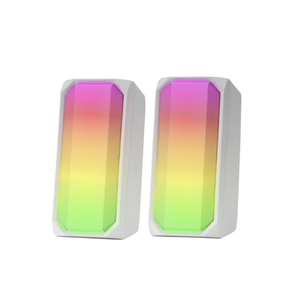 Mars Gaming - Altavoces MSRGBW 15W Bt 5.0 White