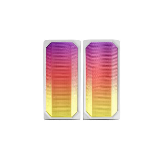 Mars Gaming - Altavoces MSRGBW 15W Bt 5.0 White