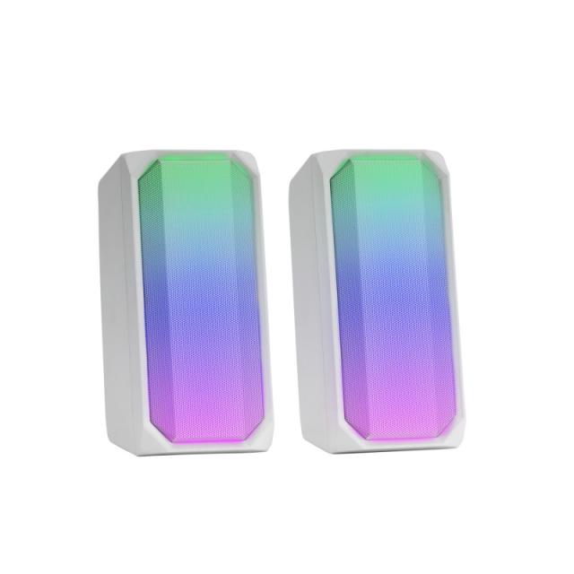 Mars Gaming - Altavoces MSRGBW 15W Bt 5.0 White