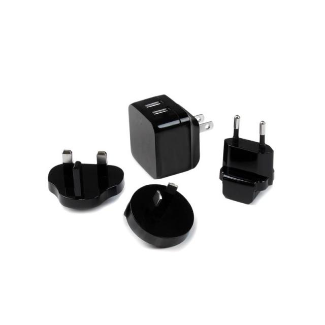 StarTech.com - Cargador de Pared USB de 2 Puertos para Tablets Smartphones - Cargador de Alta Potencia para Viajes
