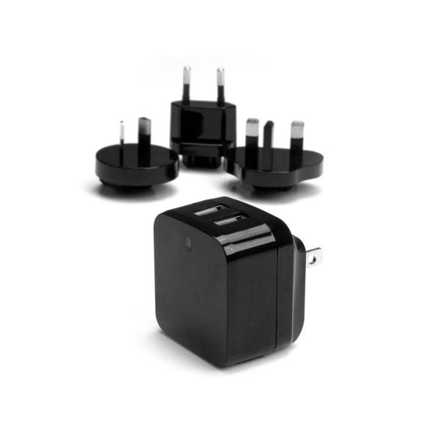 StarTech.com - Cargador de Pared USB de 2 Puertos para Tablets Smartphones - Cargador de Alta Potencia para Viajes
