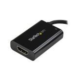 StarTech.com - Adaptador USB-C a HDMI 4K con Entrega de Alimentación por USB - 60 Watts - Negro