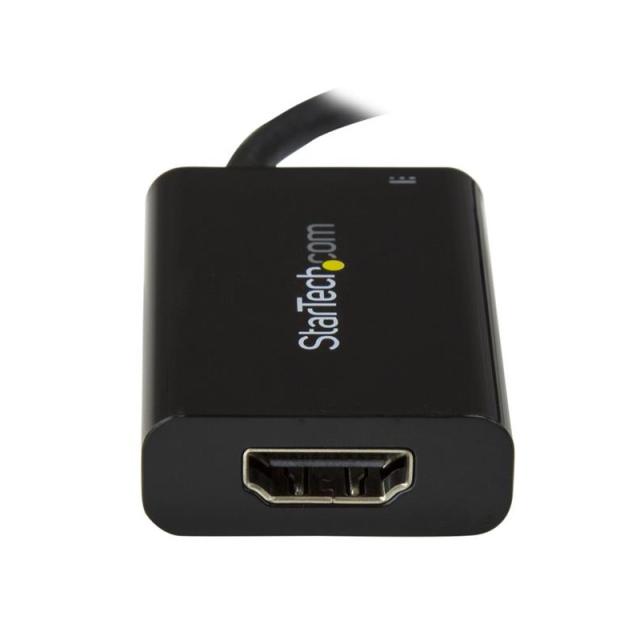 StarTech.com - Adaptador USB-C a HDMI 4K con Entrega de Alimentación por USB - 60 Watts - Negro