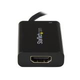 StarTech.com - Adaptador USB-C a HDMI 4K con Entrega de Alimentación por USB - 60 Watts - Negro