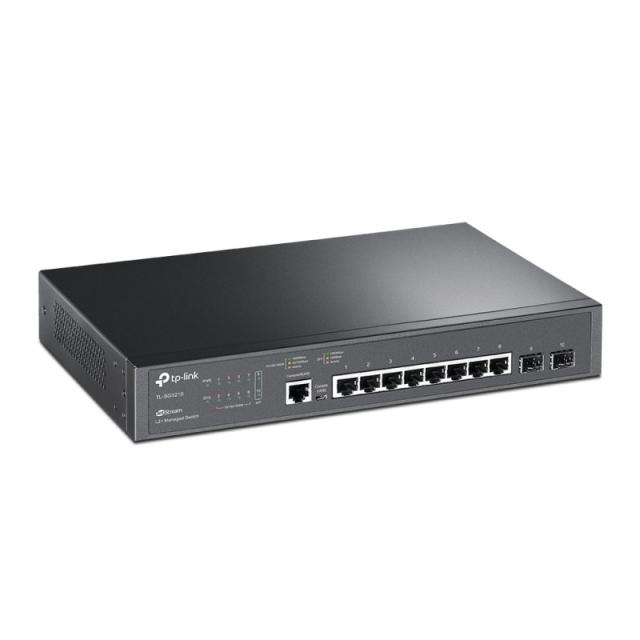 TP-Link - JetStream TL-SG3210 switch Gestionado L2/L3 Gigabit Ethernet (10/100/1000) 1U Negro