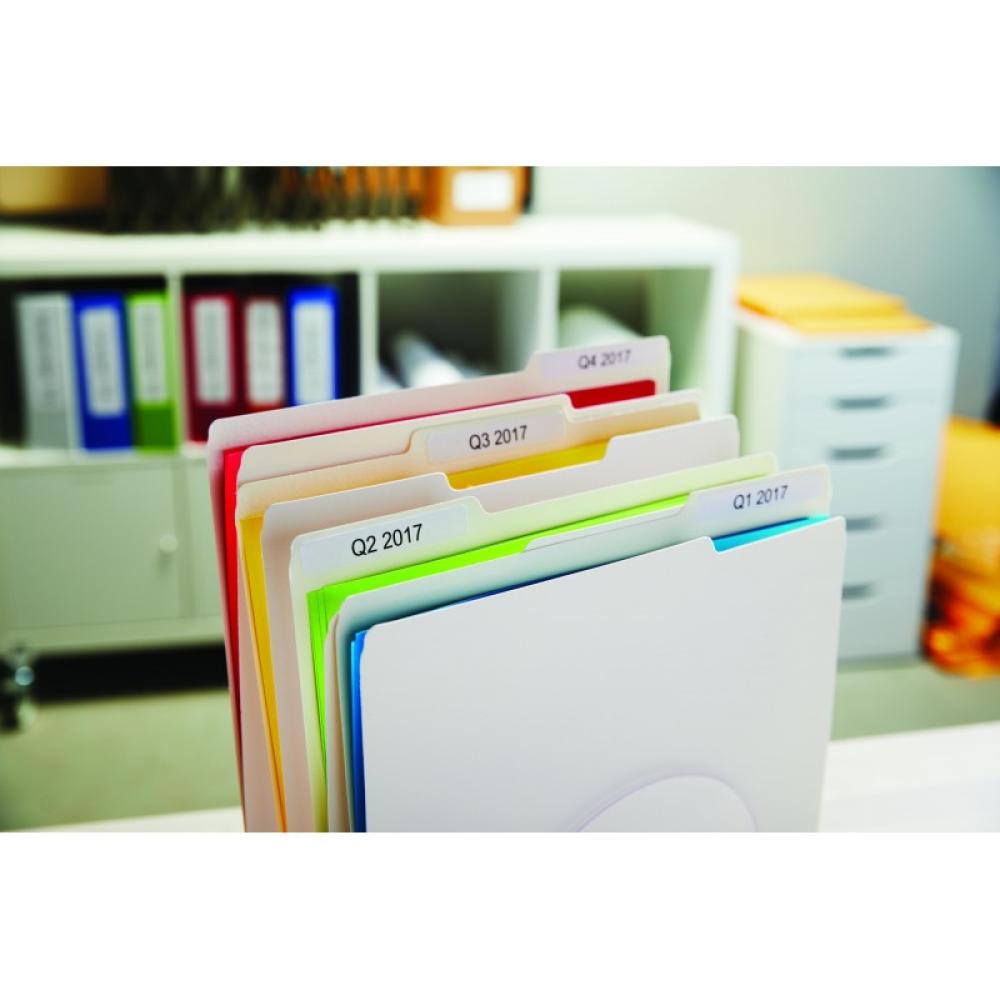 DYMO - LW - Etiquetas para archivadores suspendidos - 12 x 50 mm - S0722460