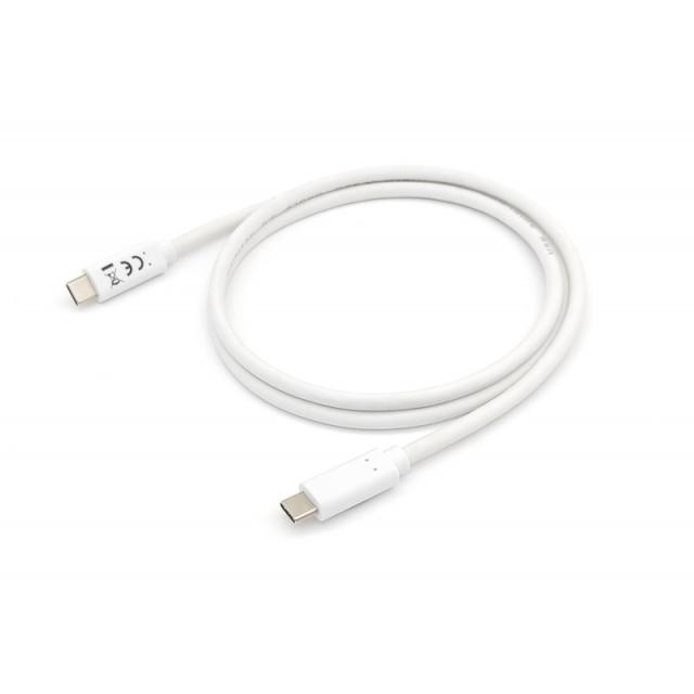 Equip - 128362 Cable USB 3.2 Gen 1 C a C , M/M , 2,0m, PD 60W, 5Gbps, Blanco