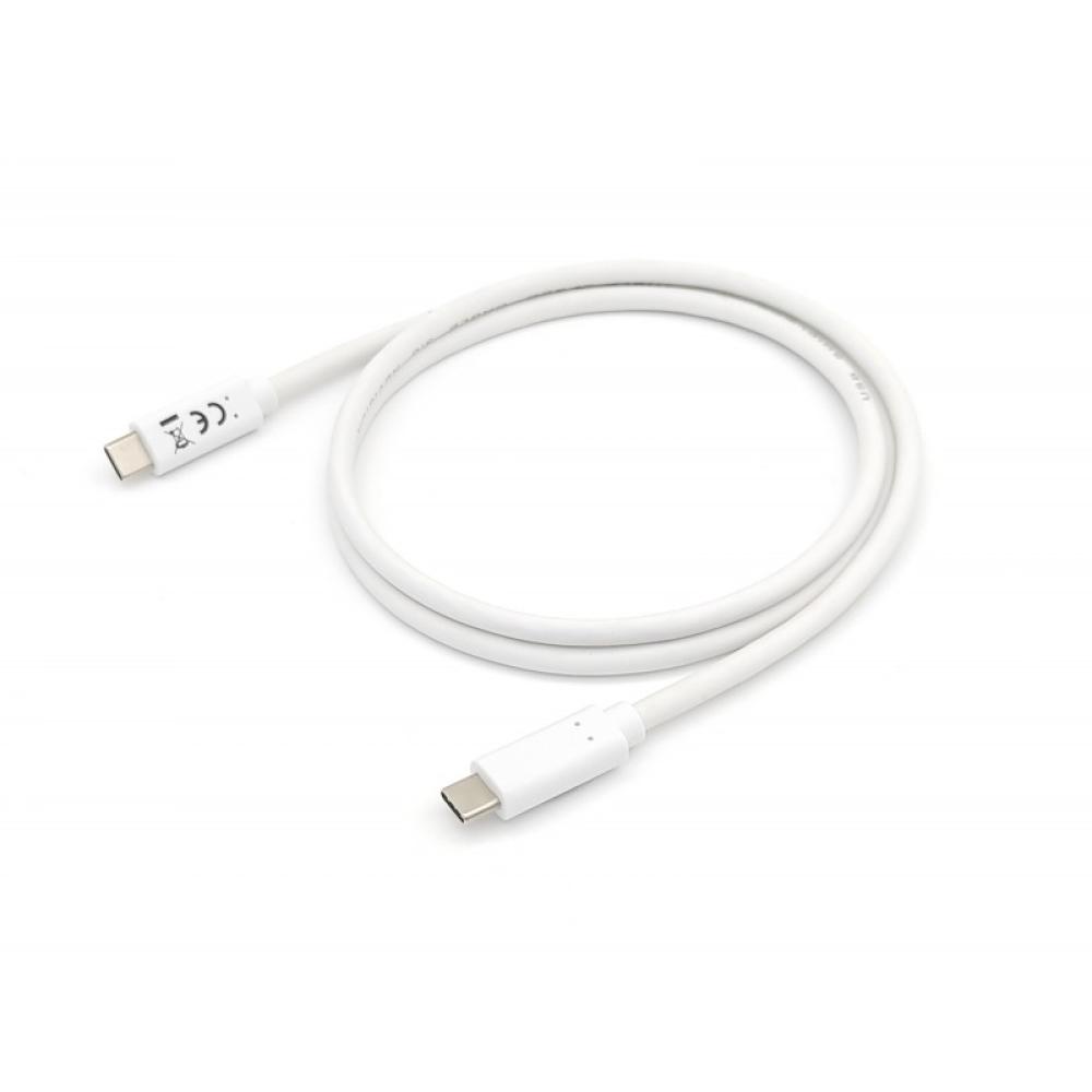 Equip - 128362 Cable USB 3.2 Gen 1 C a C , M/M , 2,0m, PD 60W, 5Gbps, Blanco
