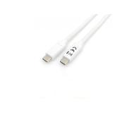 Equip - 128362 Cable USB 3.2 Gen 1 C a C , M/M , 2,0m, PD 60W, 5Gbps, Blanco