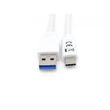 Equip - 128363 Cable USB 3.2 Gen 1 C a A, M/M , 1,0m, 5Gbps, Blanco