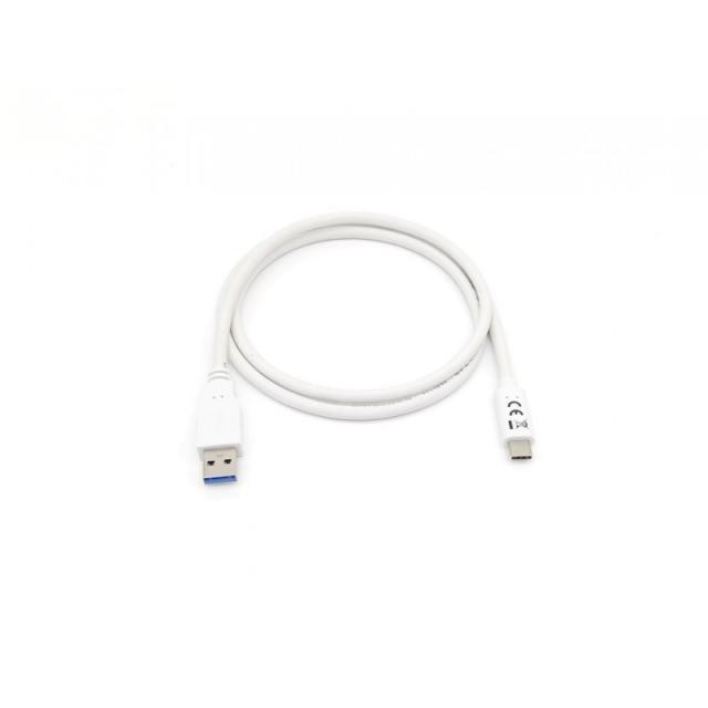Equip - 128363 Cable USB 3.2 Gen 1 C a A, M/M , 1,0m, 5Gbps, Blanco