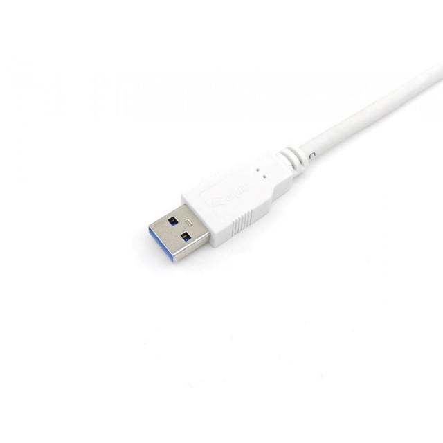 Equip - 128364 Cable USB 3.2 Gen 1 C a A, M/M , 2,0m, 5Gbps, Blanco