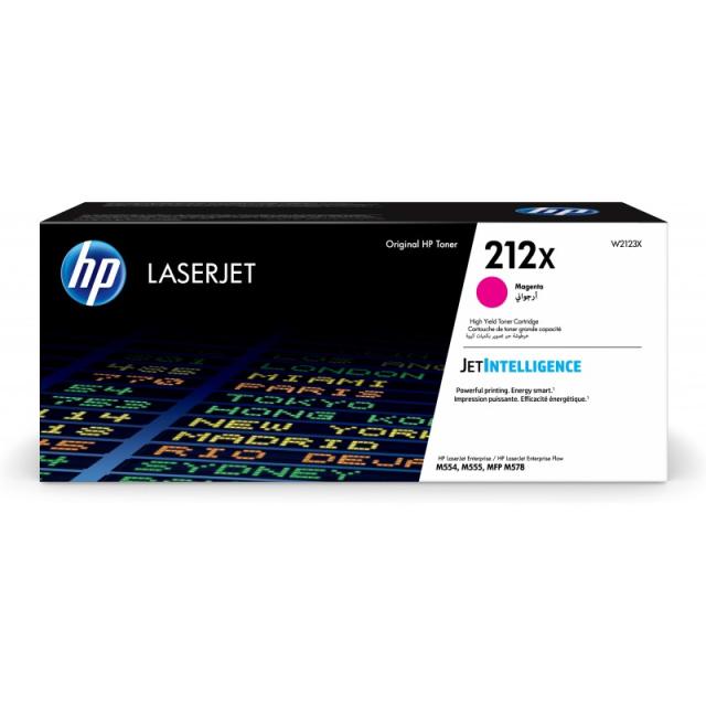 HP - Cartucho de tóner Original LaserJet 212X magenta de alta capacidad