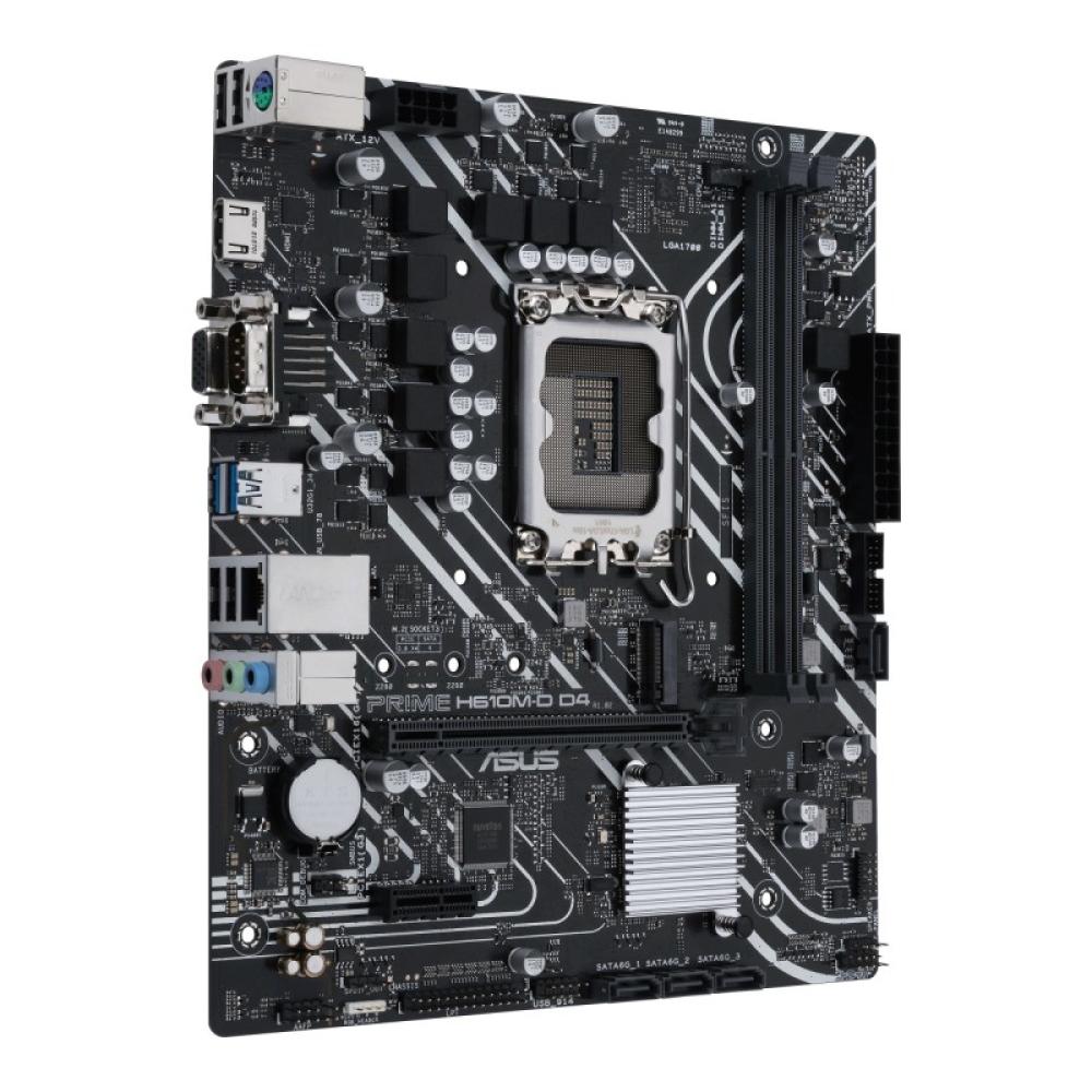ASUS - PRIME H610M-D D4 Intel H610 LGA 1700 micro ATX