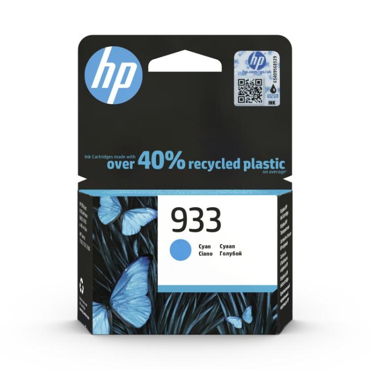 HP - Cartucho de tinta Original 933 cian