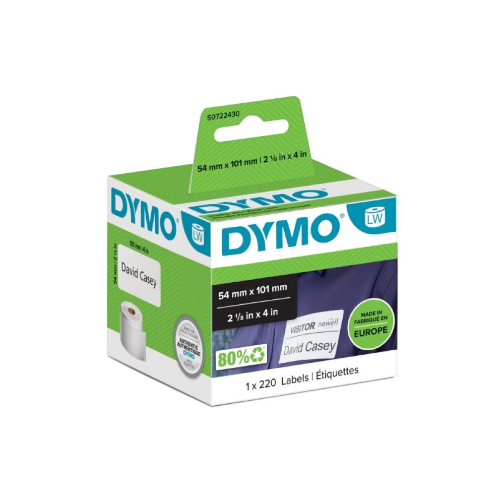 DYMO - LW - Etiquetas para tarjetas de identifi cación/envíos - 54 x 101 mm - S0722430