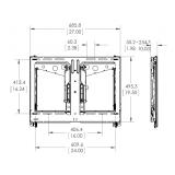 Vogel''s - PFW 6880 165,1 cm (65") Negro