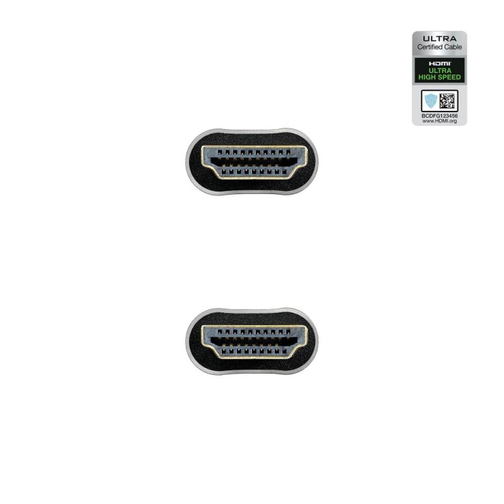 Nanocable - Cable HDMI 2.1 Certificado ULTRA HIGH SPEED A/M-A/M, Negro, 2 m