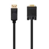 Nanocable - Cable Conversor DisplayPort a VGA, DP/M - VGA/M, Negro, 1 m