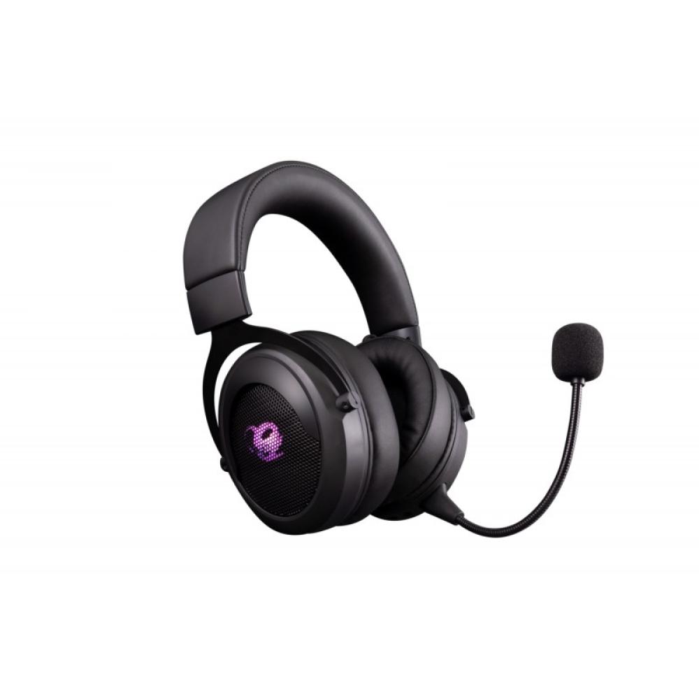 Deep Gaming - RGB G01 PRO Auriculares Inalámbrico y alámbrico Diadema Juego USB Tipo C Negro