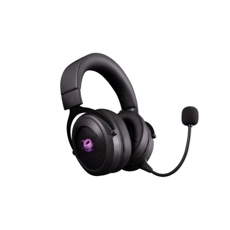 Deep Gaming - RGB G01 PRO Auriculares Inalámbrico y alámbrico Diadema Juego USB Tipo C Negro
