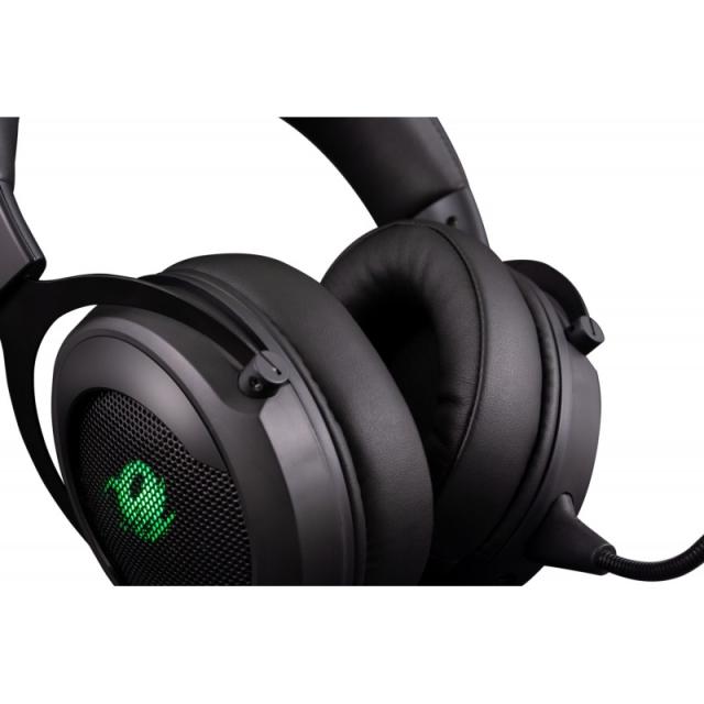 Deep Gaming - RGB G01 PRO Auriculares Inalámbrico y alámbrico Diadema Juego USB Tipo C Negro