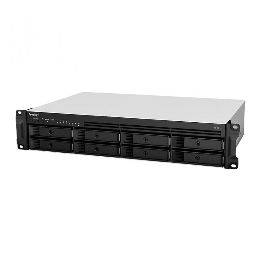 Synology - RackStation RS1221+ servidor de almacenamiento NAS Bastidor (2U) Ryzen Embedded V1500B 4 GB DDR4 0 TB DiskStation Man