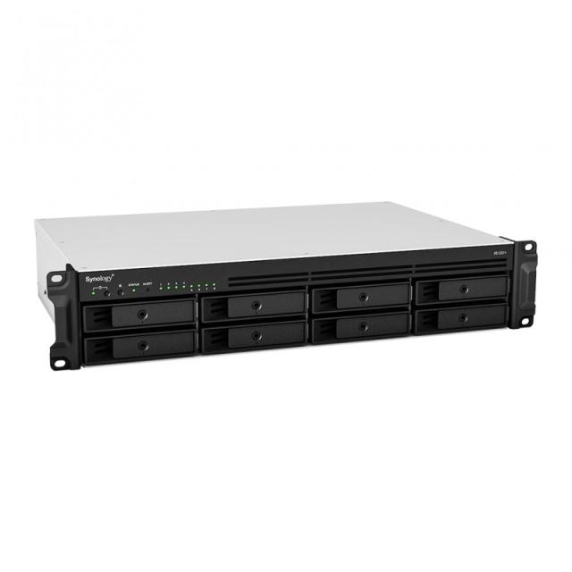 Synology - RackStation RS1221+ servidor de almacenamiento NAS Bastidor (2U) Ryzen Embedded V1500B 4 GB DDR4 0 TB DiskStation Man