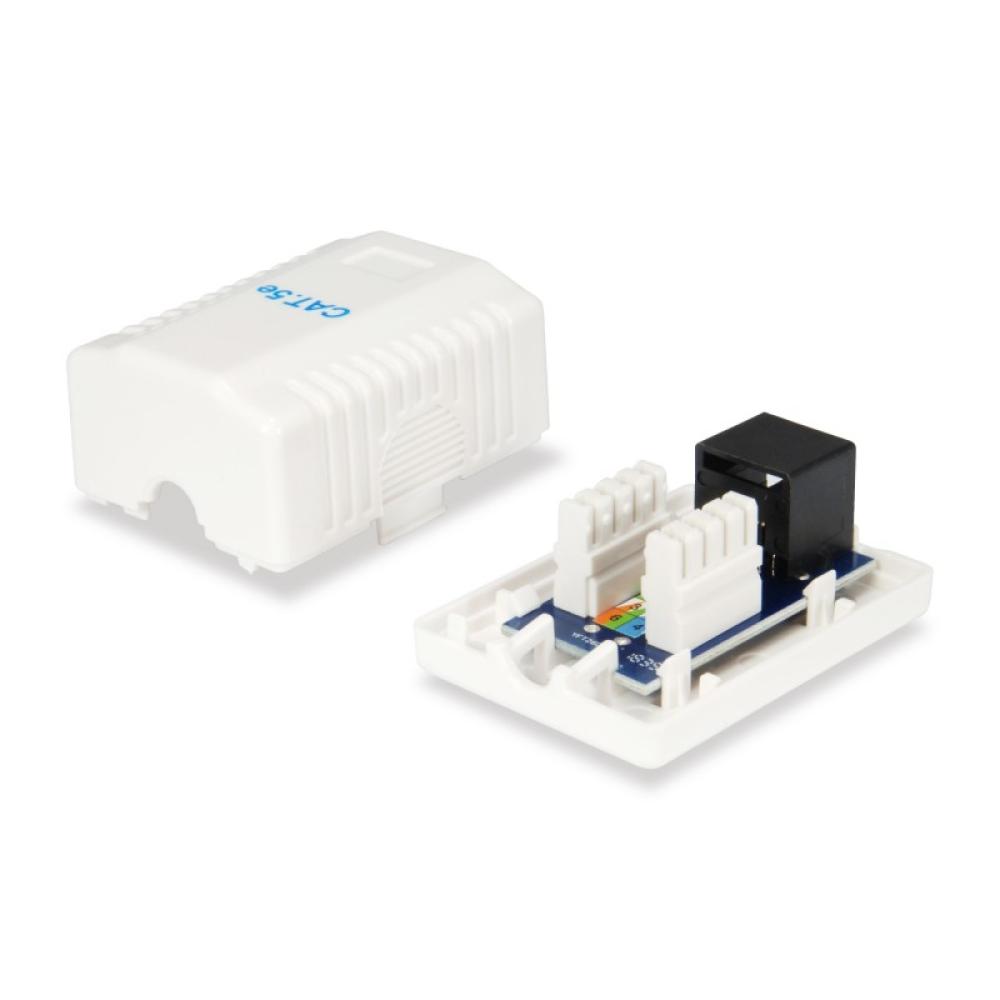 Equip - 235113 caja de tomacorriente RJ-45 Blanco