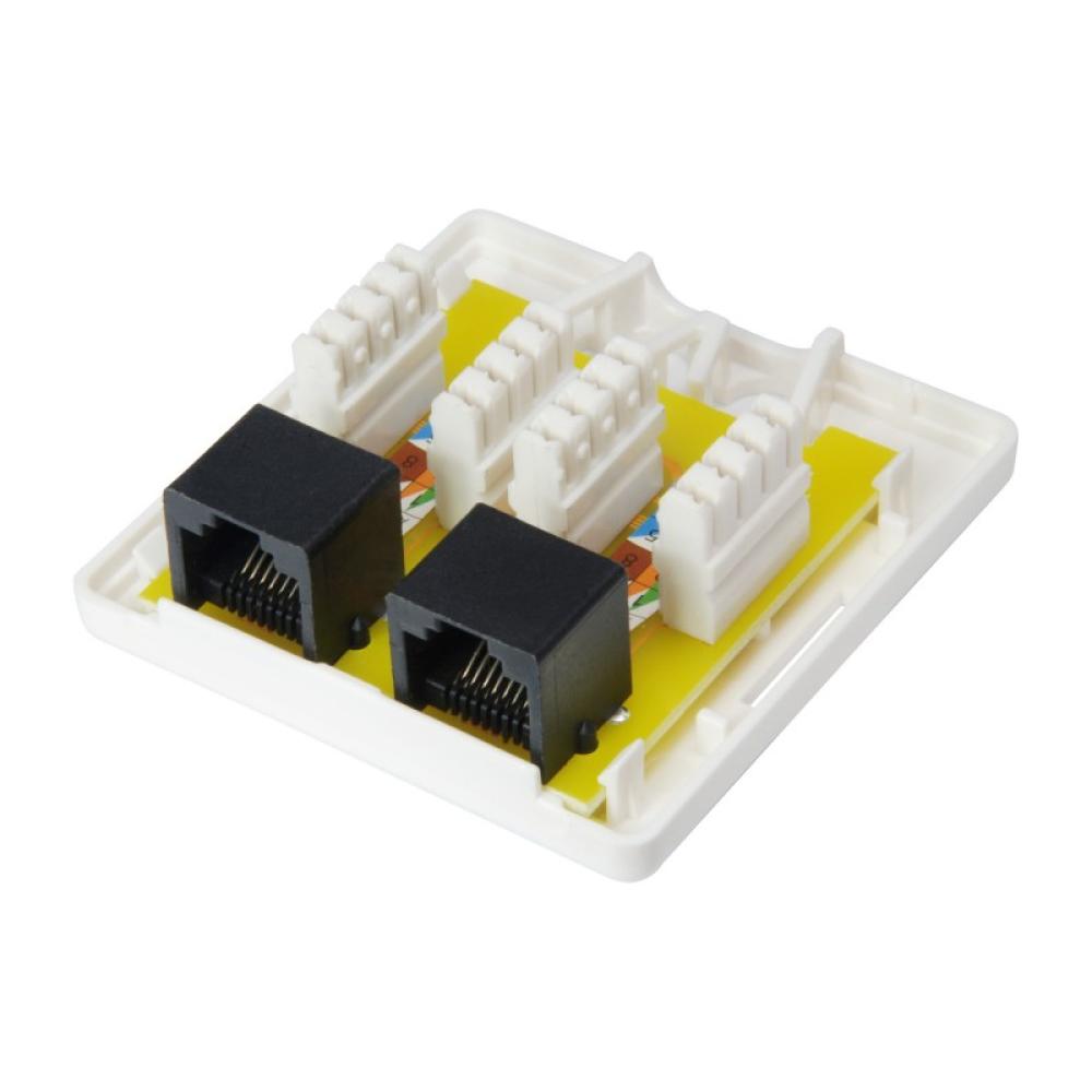 Equip - 235214 caja de tomacorriente RJ-45 Blanco