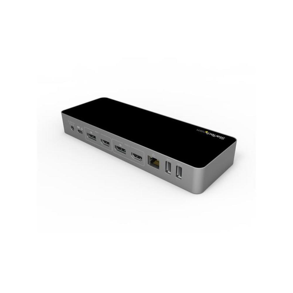 StarTech.com - Docking Station Universal para Portátil - Replicador de Puertos Híbrido USB-C/-A - 2x HDMI y DP 4K - PD 100W - Ma