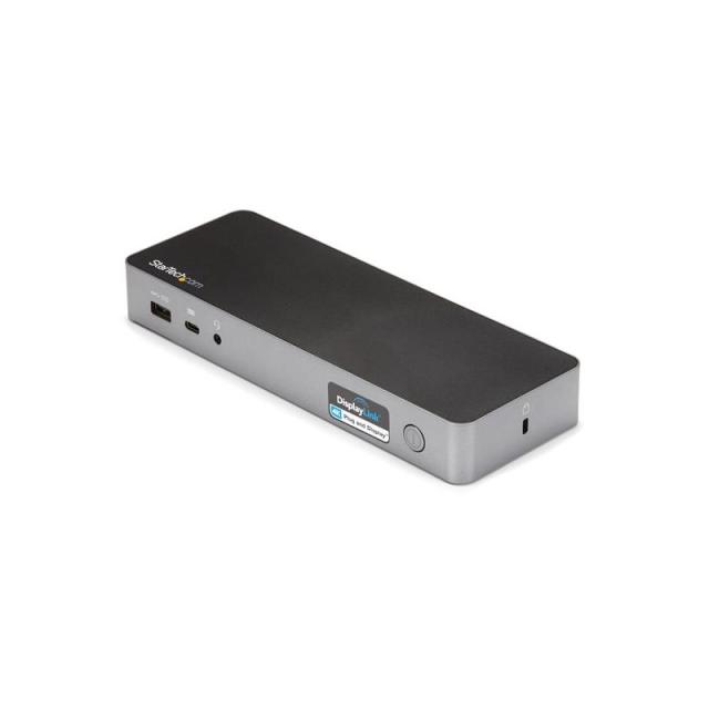 StarTech.com - Docking Station Universal para Portátil - Replicador de Puertos Híbrido USB-C/-A - 2x HDMI y DP 4K - PD 100W - Ma