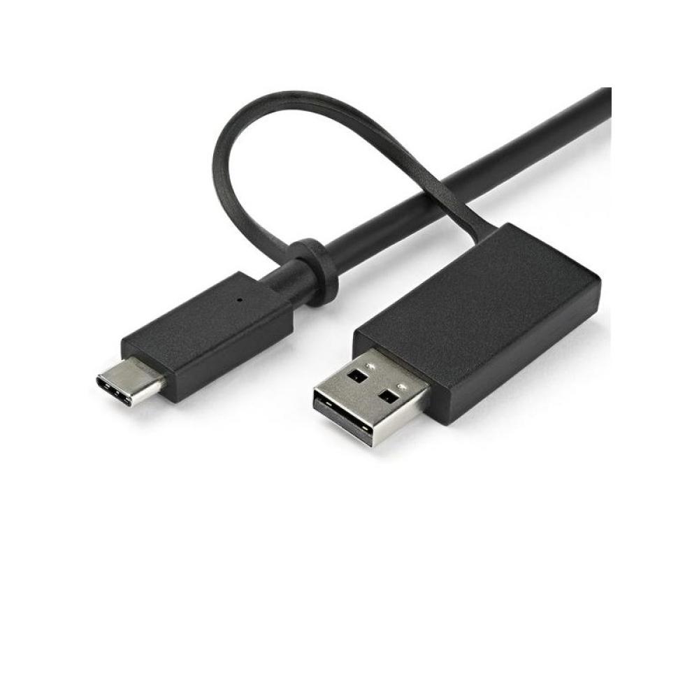 StarTech.com - Docking Station Universal para Portátil - Replicador de Puertos Híbrido USB-C/-A - 2x HDMI y DP 4K - PD 100W - Ma