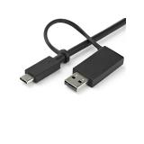 StarTech.com - Docking Station Universal para Portátil - Replicador de Puertos Híbrido USB-C/-A - 2x HDMI y DP 4K - PD 100W - Ma