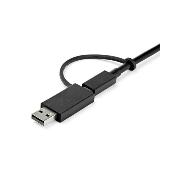 StarTech.com - Docking Station Universal para Portátil - Replicador de Puertos Híbrido USB-C/-A - 2x HDMI y DP 4K - PD 100W - Ma