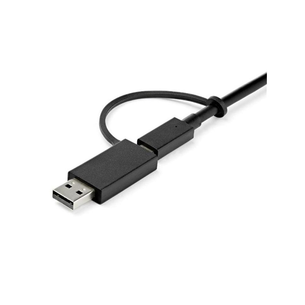 StarTech.com - Docking Station Universal para Portátil - Replicador de Puertos Híbrido USB-C/-A - 2x HDMI y DP 4K - PD 100W - Ma