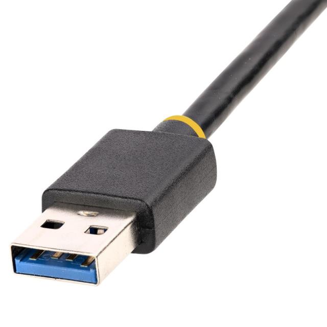 StarTech.com - Adaptador USB 3.0 a Ethernet Gigabit de 10/100/1000 para Portátiles - con Cable Incorporado de 30cm - Adaptador U