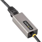 StarTech.com - Adaptador USB 3.0 a Ethernet Gigabit de 10/100/1000 para Portátiles - con Cable Incorporado de 30cm - Adaptador U