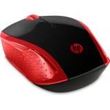 HP - Ratón inalámbrico 200 (Rojo imperial) - 2HU82AA