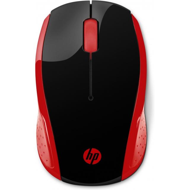 HP - Ratón inalámbrico 200 (Rojo imperial) - 2HU82AA